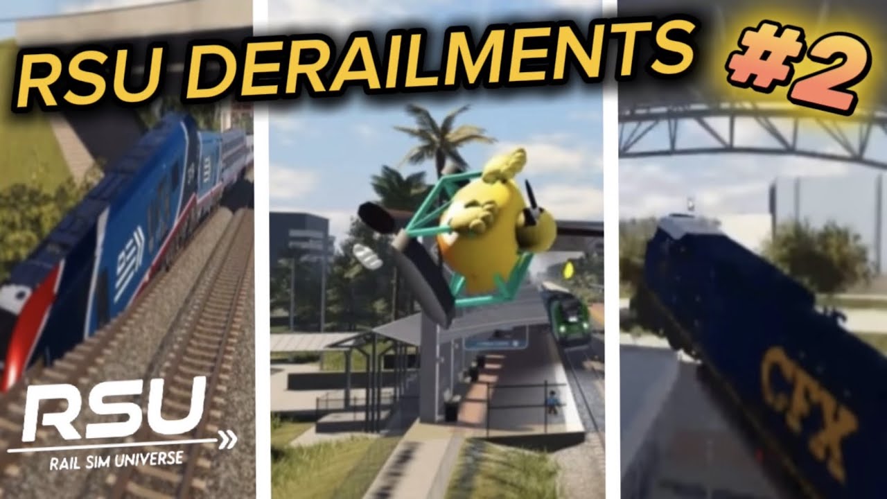 RSU DERAILMENTS FUNNY MOMENTS #2 😂😂