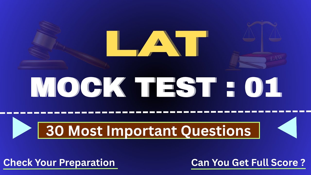 LAT Mock Test | LAT Test Preparation 2025 | LAT Past paper MCQs | Check Your Preparation