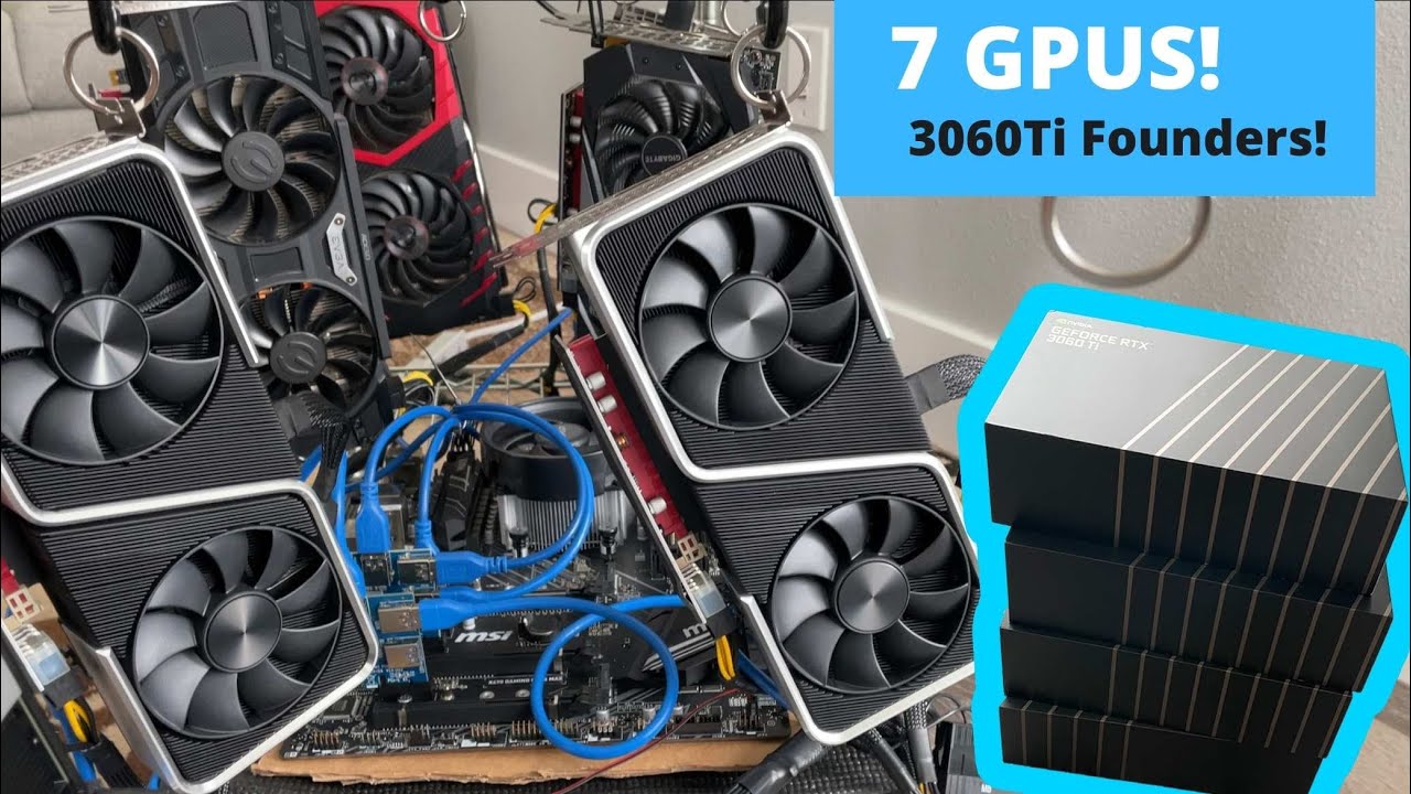 Building a 7 GPU Mining Rig! (300MH/S Ethereum!)
