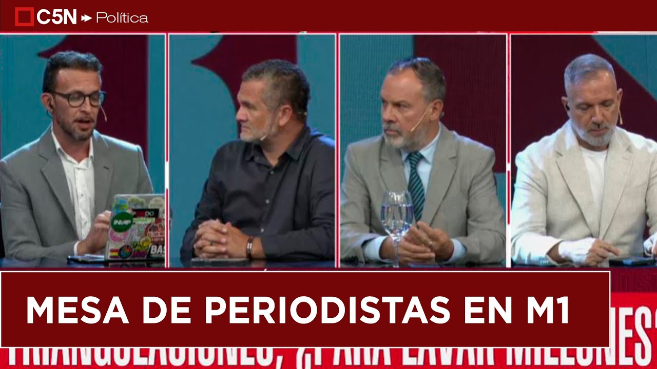 MESA de PERIODISTAS en MINUTO 1