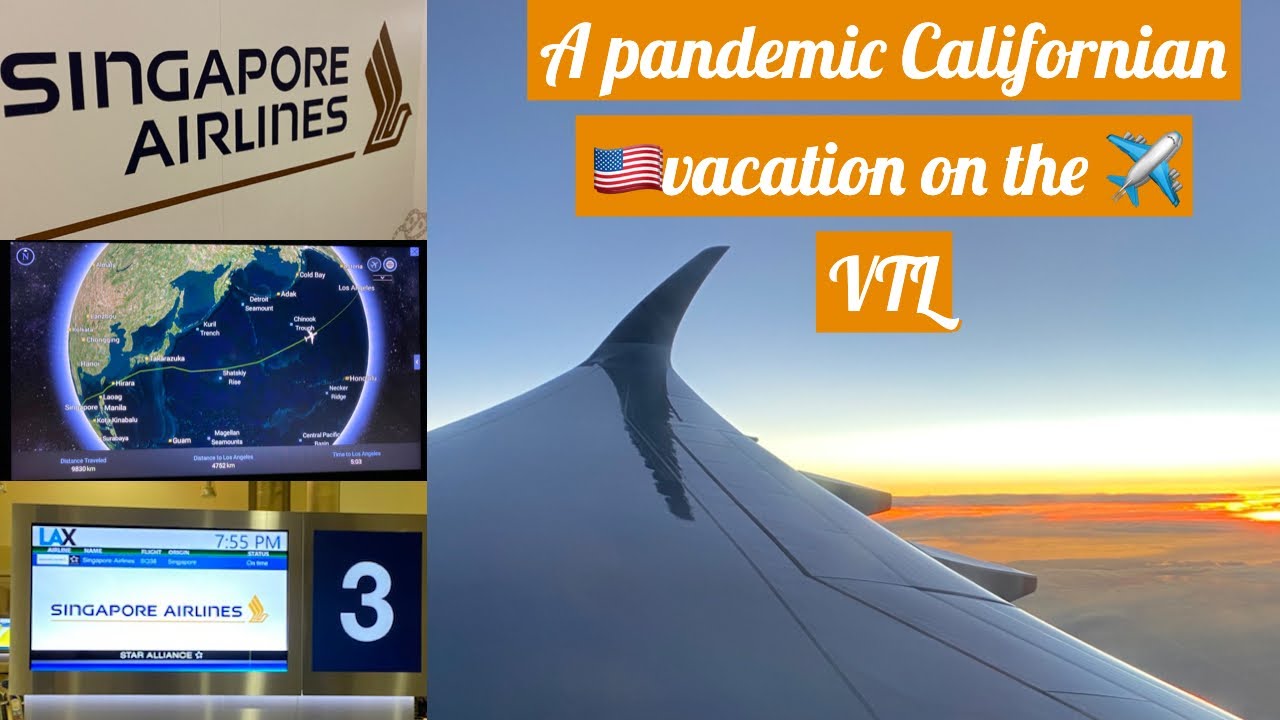Pandemic holiday : Singapore 🇸🇬 to United States 🇺🇸 Singapore Airlines ultra longhaul シンガポール航空