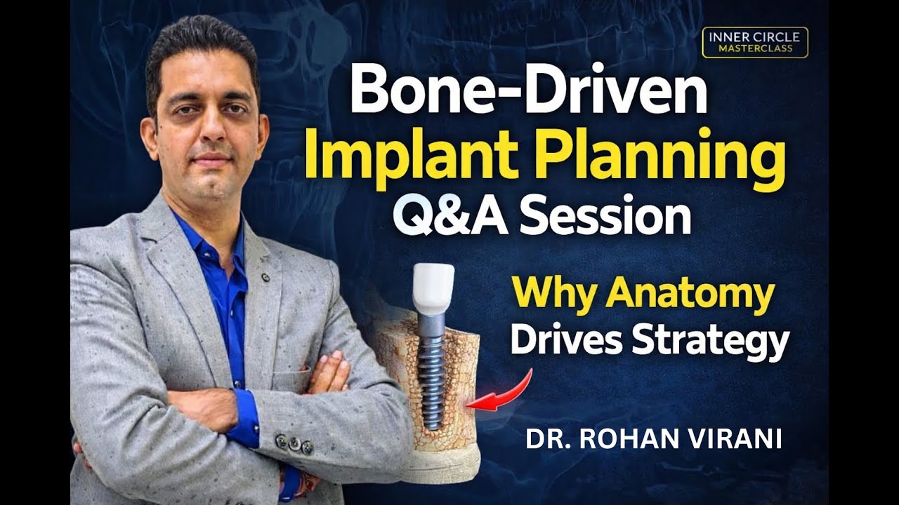 Bone-Driven Implant Planning | Q&A SESSSION |  Inner Circle Masterclass - Dr.Rohan Virani