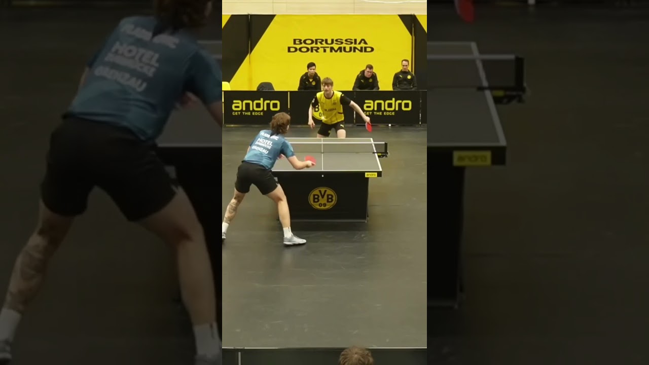 Is this the longest rallye ever ⁉️ #dyntischtennis #tabletennis #sports #mladenovic #lind