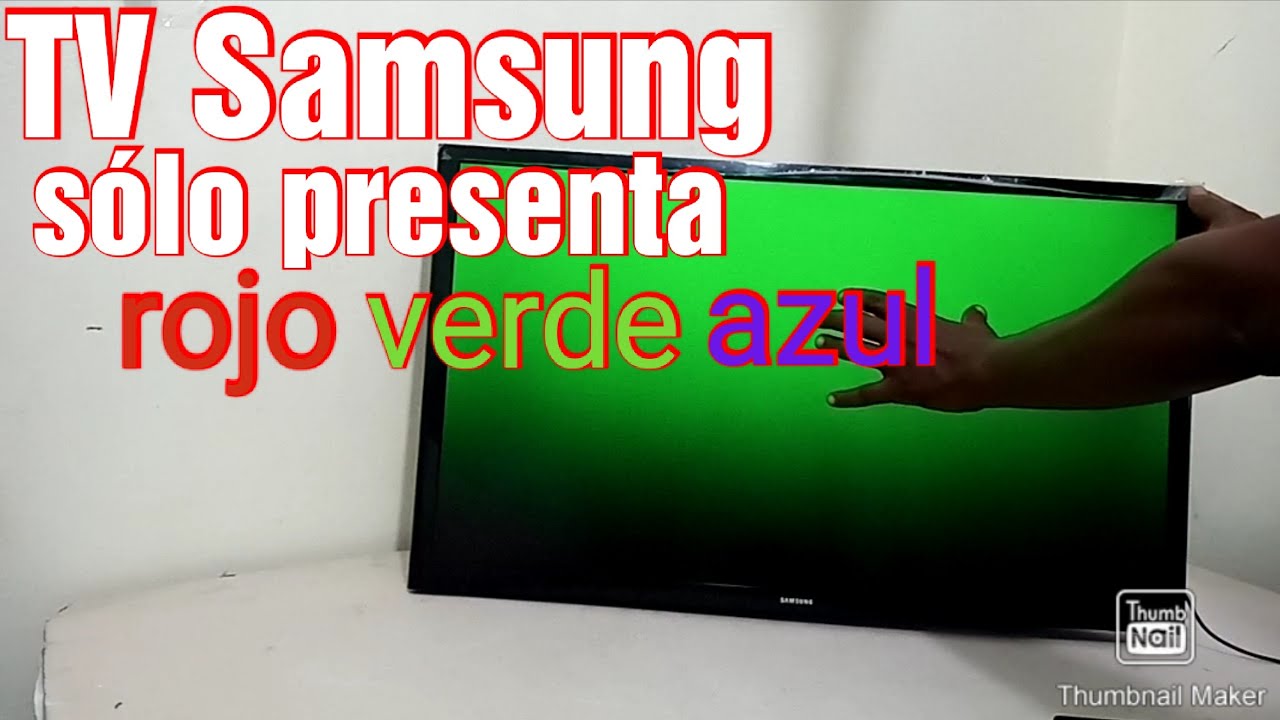 Samsung 👉(s&oacute;lo verde, rojo, azul) modo refresh. // solucionado!!!