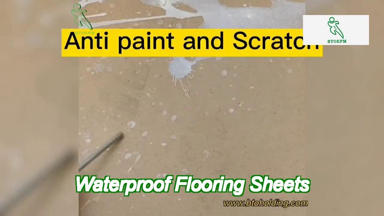 660mm 820mm 965mm Width Waterproof Floor Protection Paper Roll