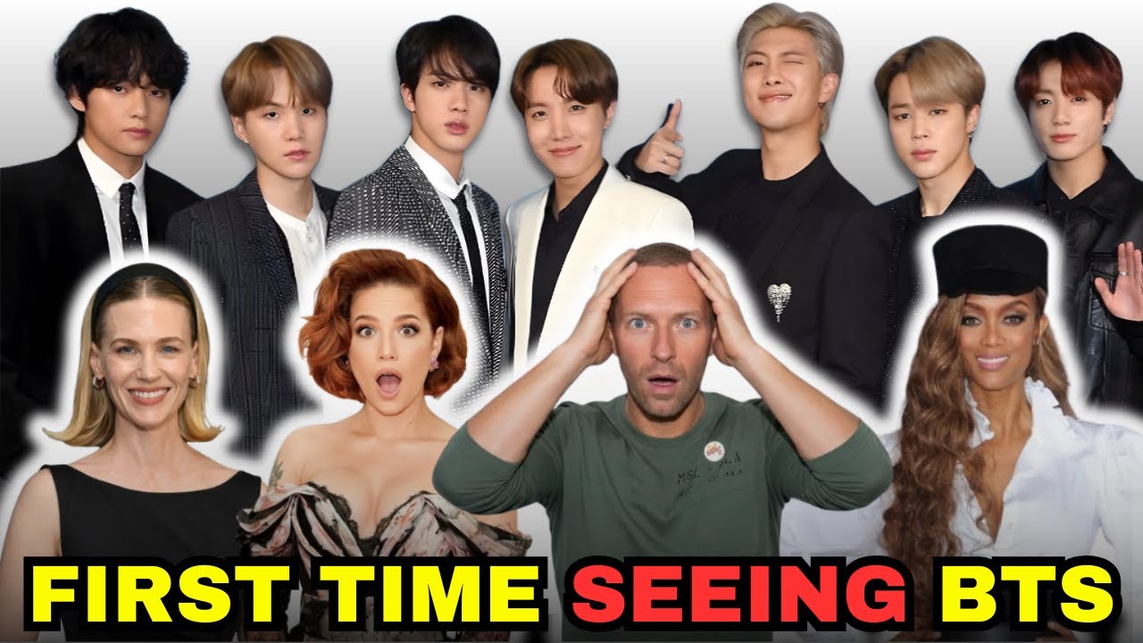 CELEBRITIES SEEING BTS FOR THE FIRST TIME!