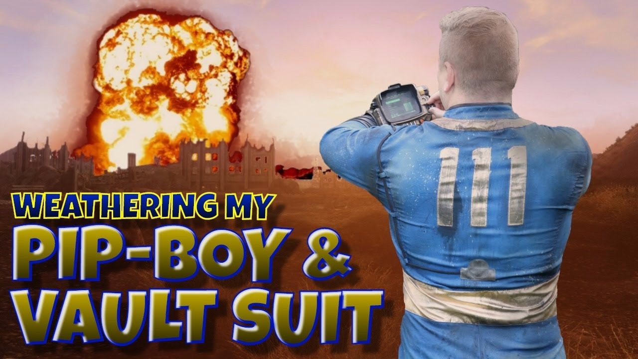 Weathering my Pip-Boy & Vault Suit