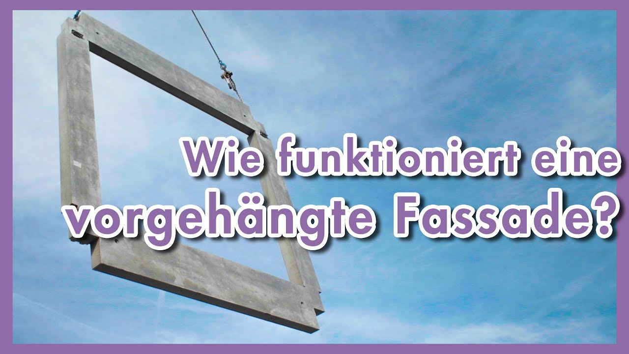 Fassadenmontage - Betonfertigteil