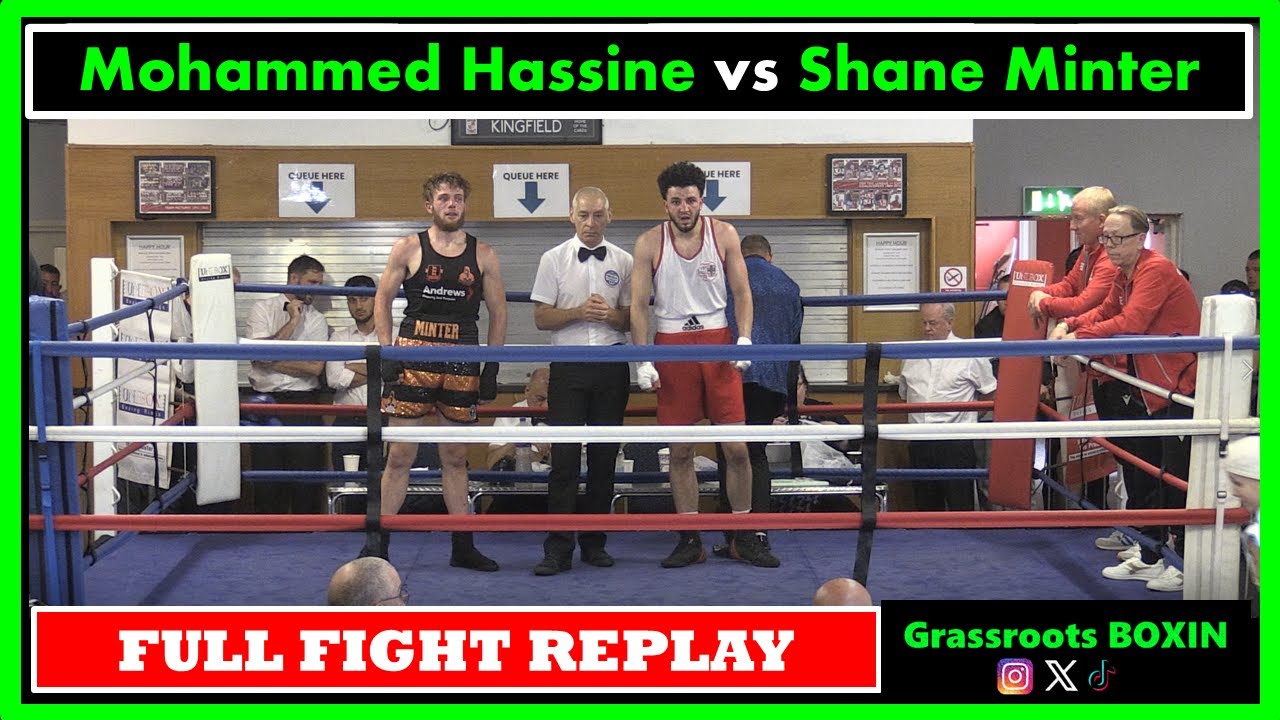 Mohammed Hassine vs Shane Minter - FULL FIGHT - Guildford City Boxing Amateur Club Show (15/09/24)