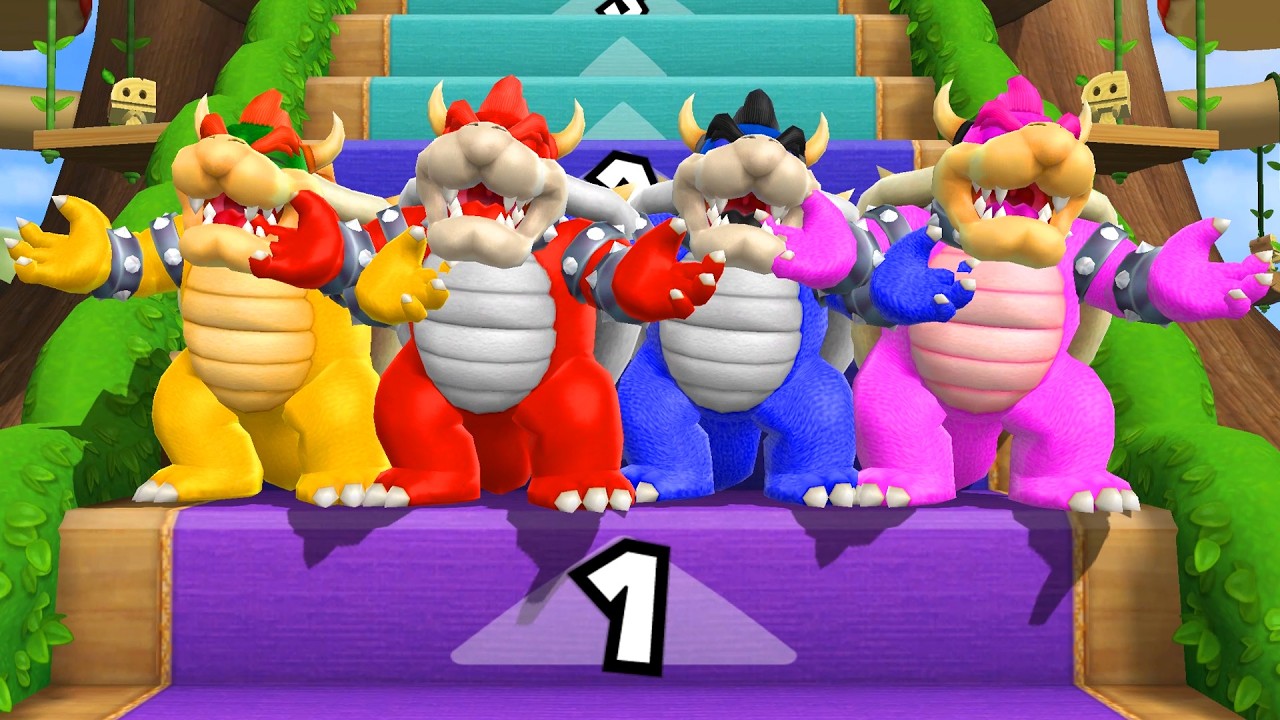 All Bowser Team DOMINATES Mario Party 9 Step It Up! (Master CPU)