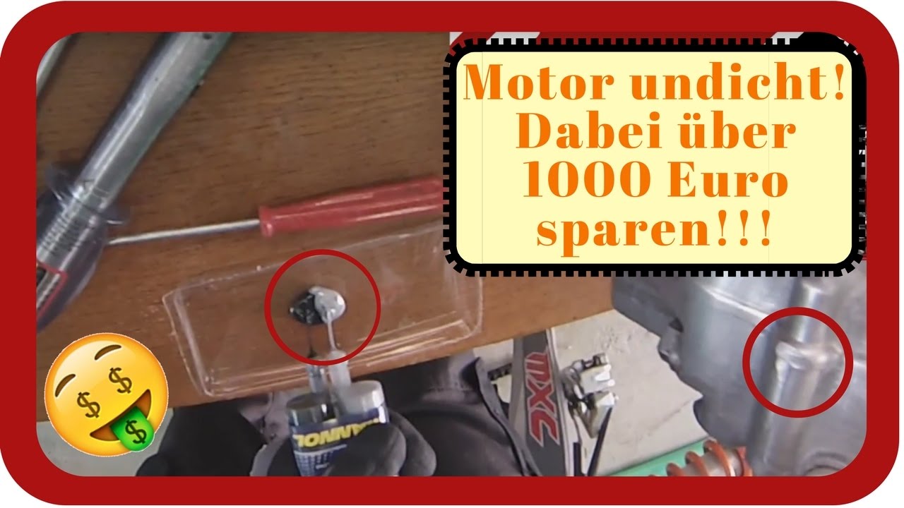 MX Tutorial - Motorrad Motorgehäuse wieder Dicht bekommen! & Über 1000€ dabei sparen!