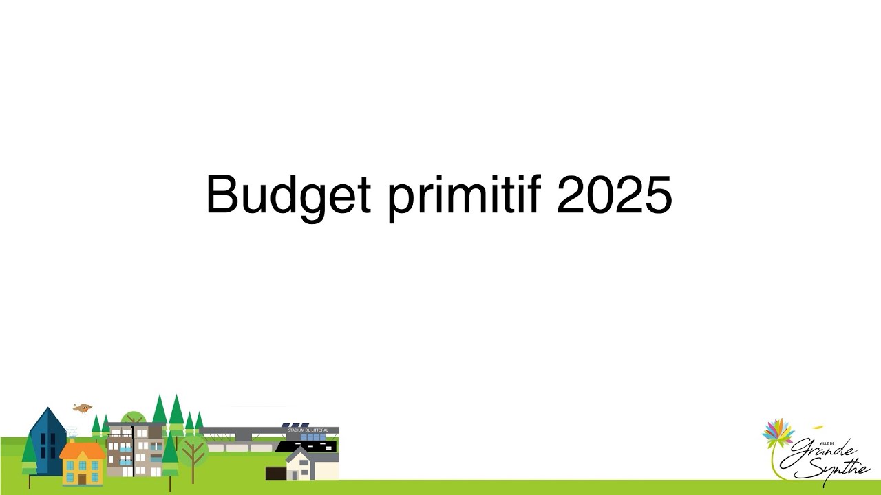 Budget primitif 2025 Ville de Grande-Synthe