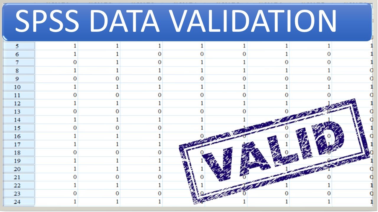 Data Validation in SPSS: Your Ultimate Guide to Error-Free Analysis (Amharic)