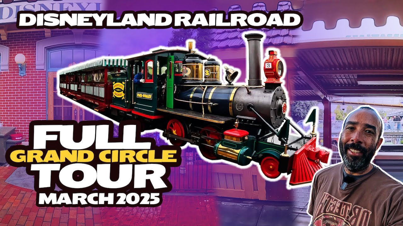 Disneyland Railroad Full Circle Tour, March 25