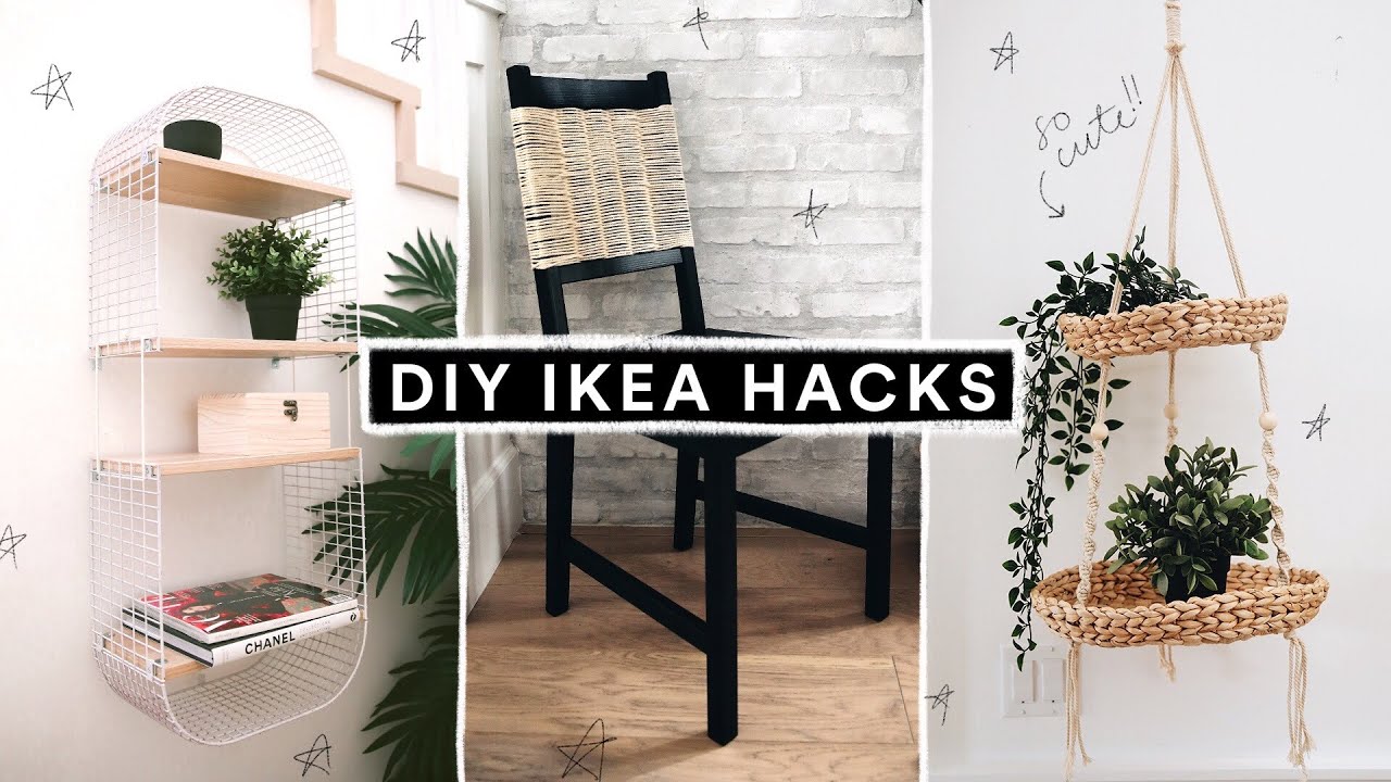 DIY IKEA HACKS - Super Affordable, Cute + EASY! (2019) // Lone Fox