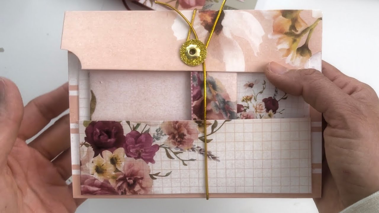 One Page Wonder ❤️Valentines ❤️Flippy Document Envelope Album Tutorial