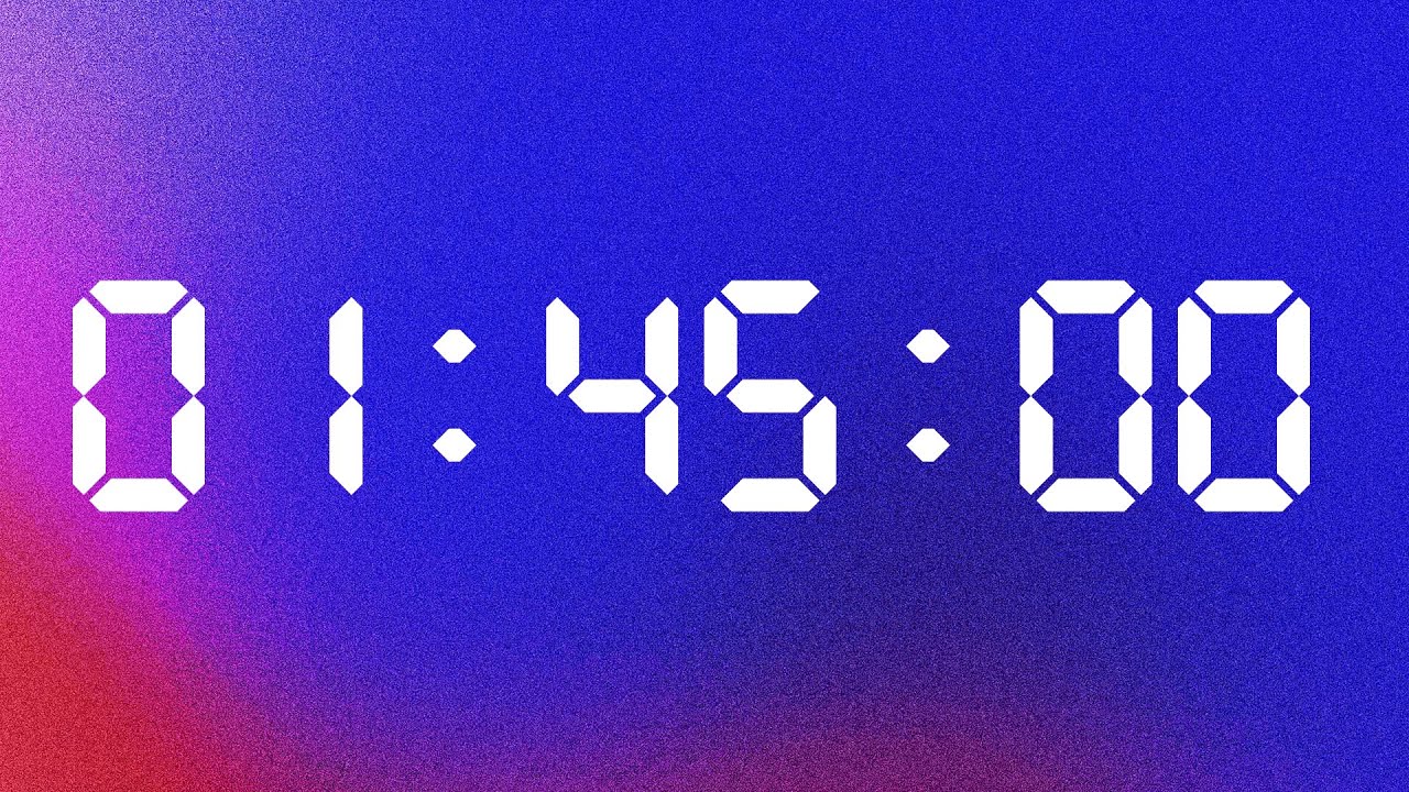 🎵 1 Hour 45 Minute LoFi Abstract Timer To Match Your Vibe | Lo-Fi Abstract Edition | NX 🎵🎵