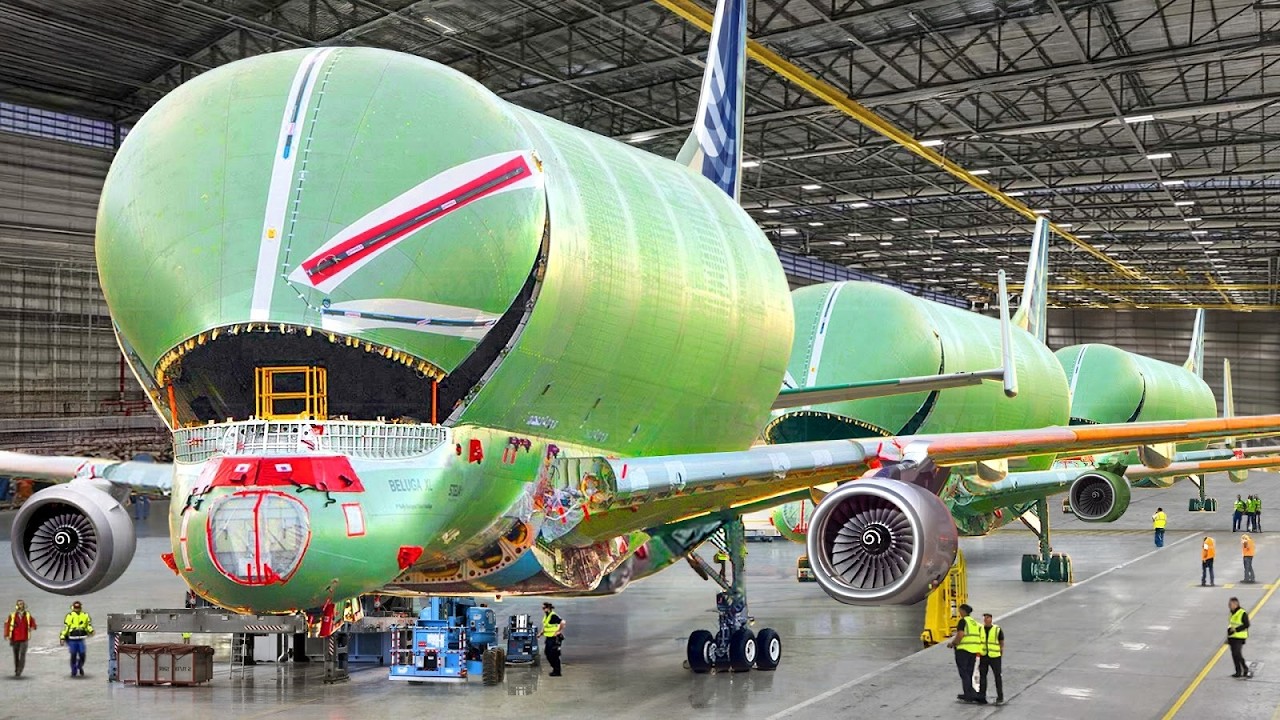Inside Europe’s Most Advanced Factory Producing the Giant Beluga