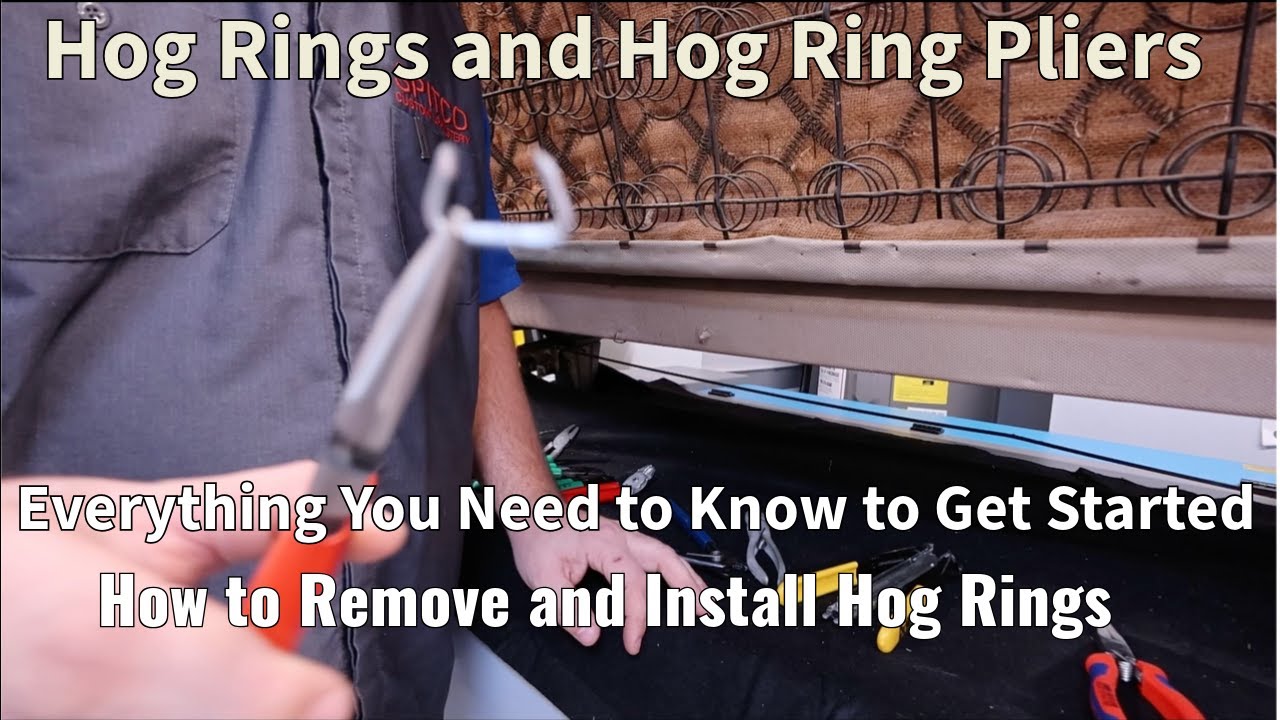 Hog Rings for Automotive Upholstery