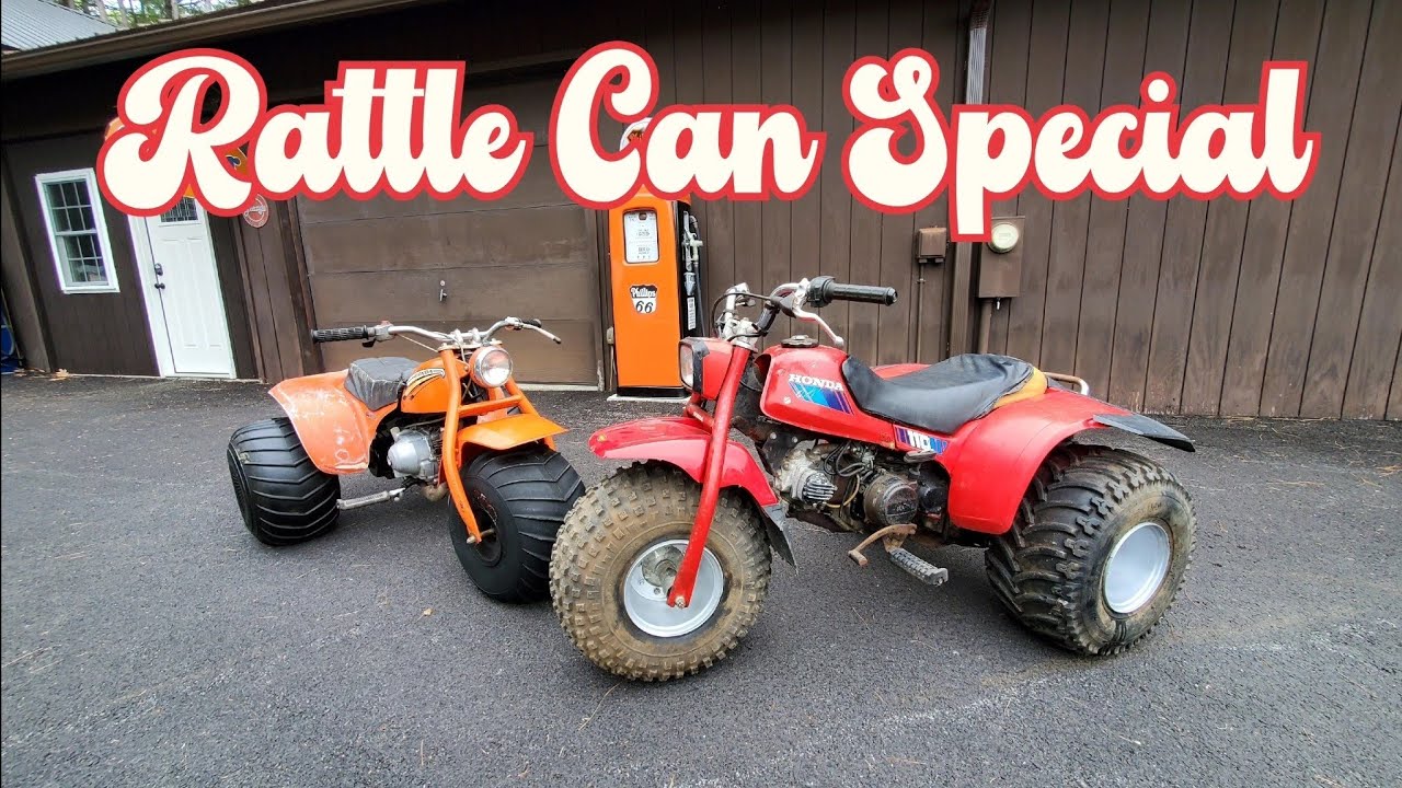 Honda ATC 110 1985 года — быстрая замена шин/дисков, ремонт/перекраска