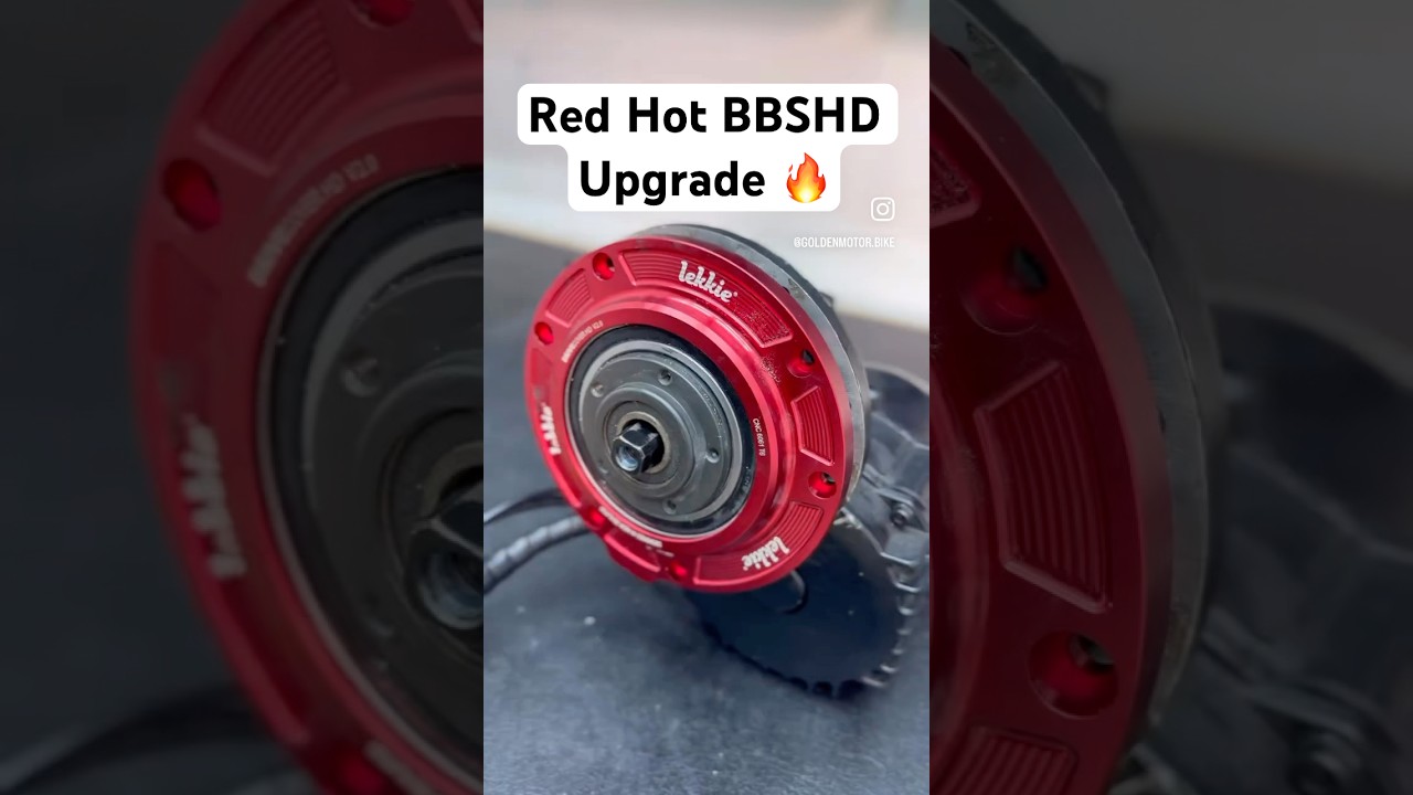 Red Hot BBSHD Lekkie               #diy #bafang
