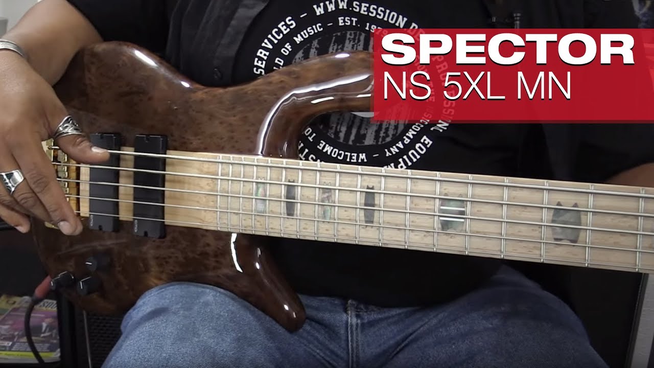SPECTOR NS 5XL MN Redwood Burl / Black Walnut