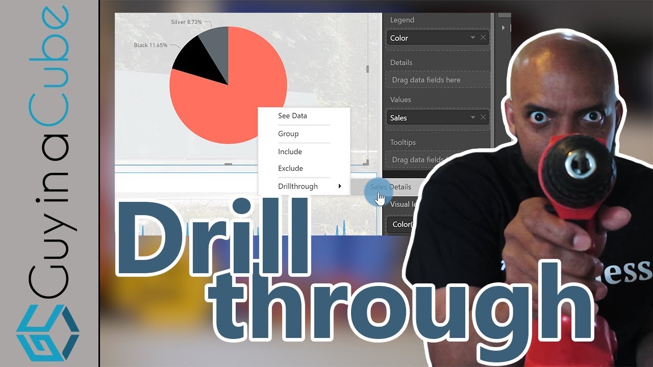Drilling into drillthrough in Power BI Desktop