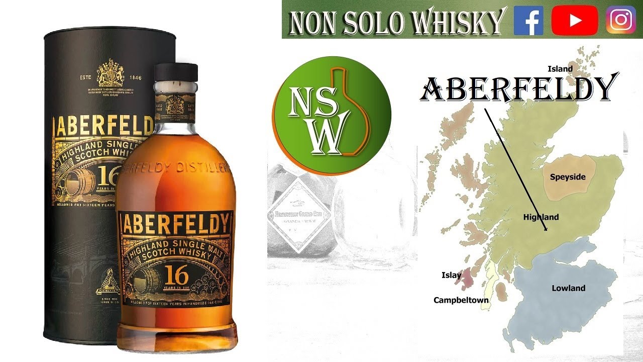 Aberfeldy 16 yo Highland Single malt scotch whisky 40%