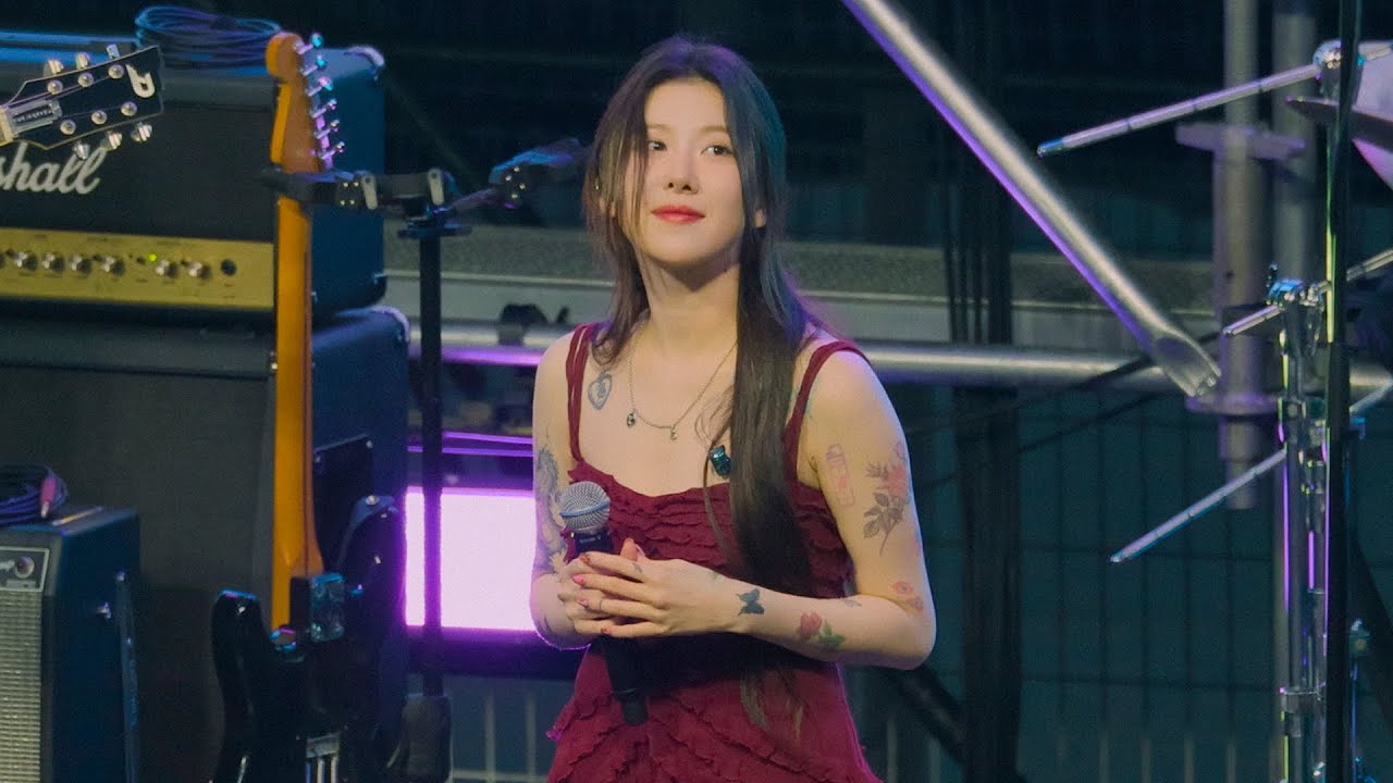 250515 백예린 직캠 Yerin Baek fancam 가사 자막 I 경희대학교 서울캠 봄 대동제 I 우주를 건너, 그우잘, Hate you, 1-4-3, 산책