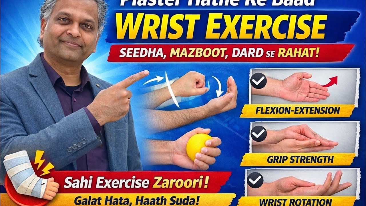 Plaster Hatne Ke Baad Wrist Exercise | Forearm Fracture Recovery Fast | Mobility + Strength