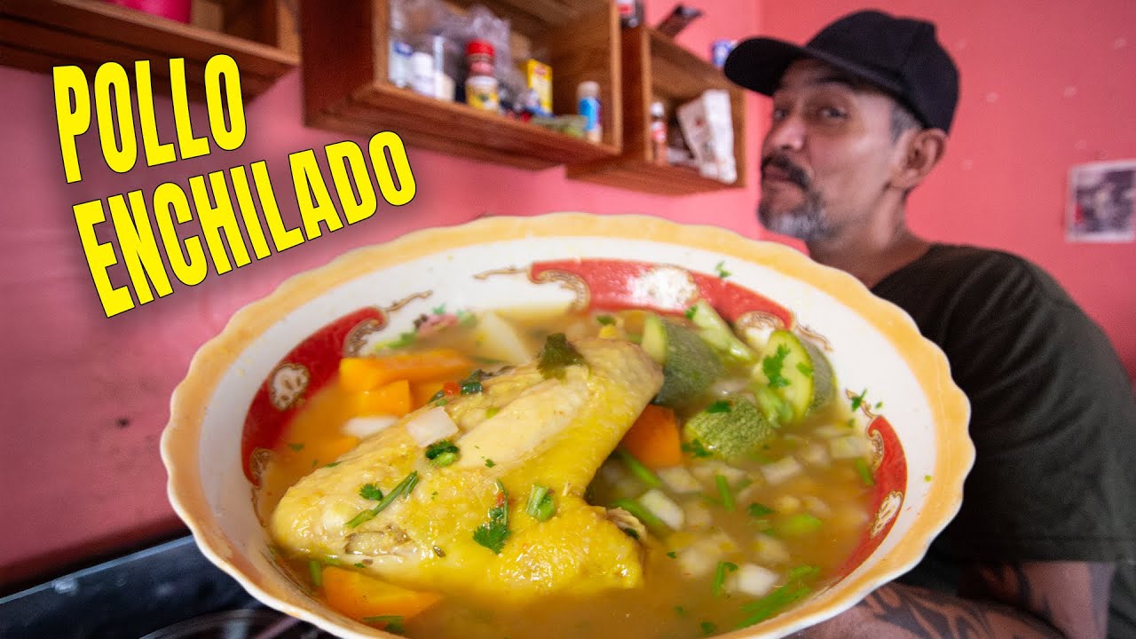 Así se Hace un Buen Caldo de Pollo Enchilado 😍