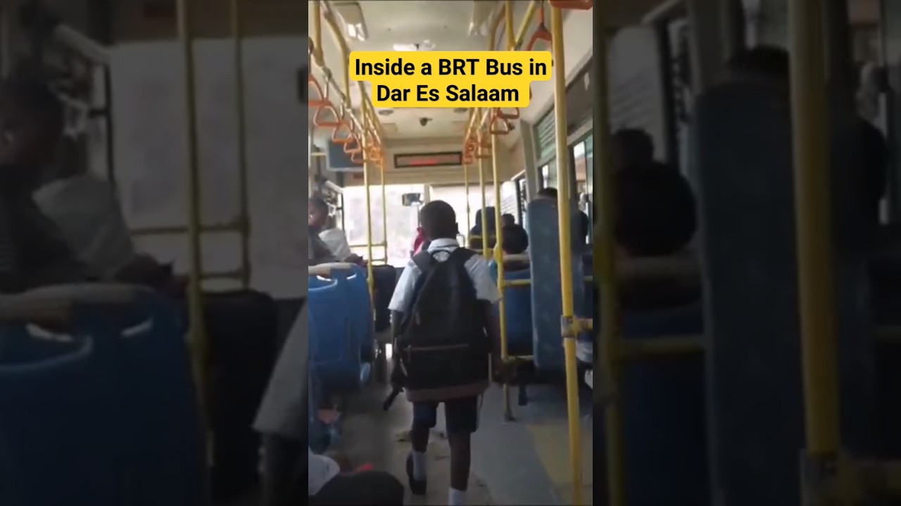 Tanzania's BRT Bus #viral #africa #nairobidiaries #tanzania #daressalaam #fypシ #travel #viral