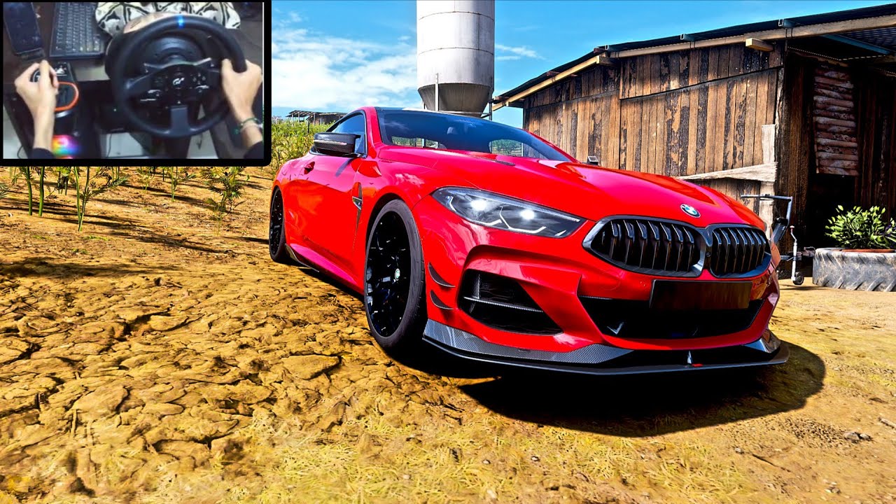 BMW M8 Competition Realistic Drive | Wheel + Manual Control
