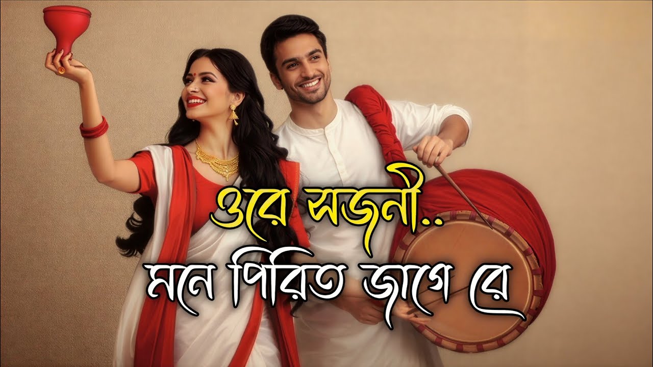 ওরে সজনী… মনে পিরিত জাগে রে 💕 | Superhit Romantic Bangla Folk Song | New Bengali Love Song