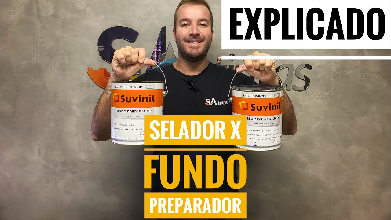 Fundo Preparador e Selador Acr&iacute;lico | Saiba a Diferen&ccedil;a e Onde Aplicar - Passo a Passo - SA Tintas