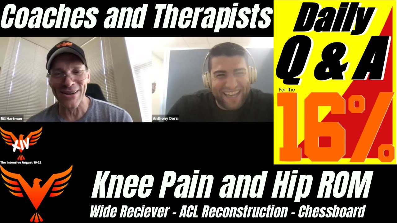 Wide Receiver - Narrow ISA - ACL Surgery - BillHartmanPT.com Q&A for The 16%