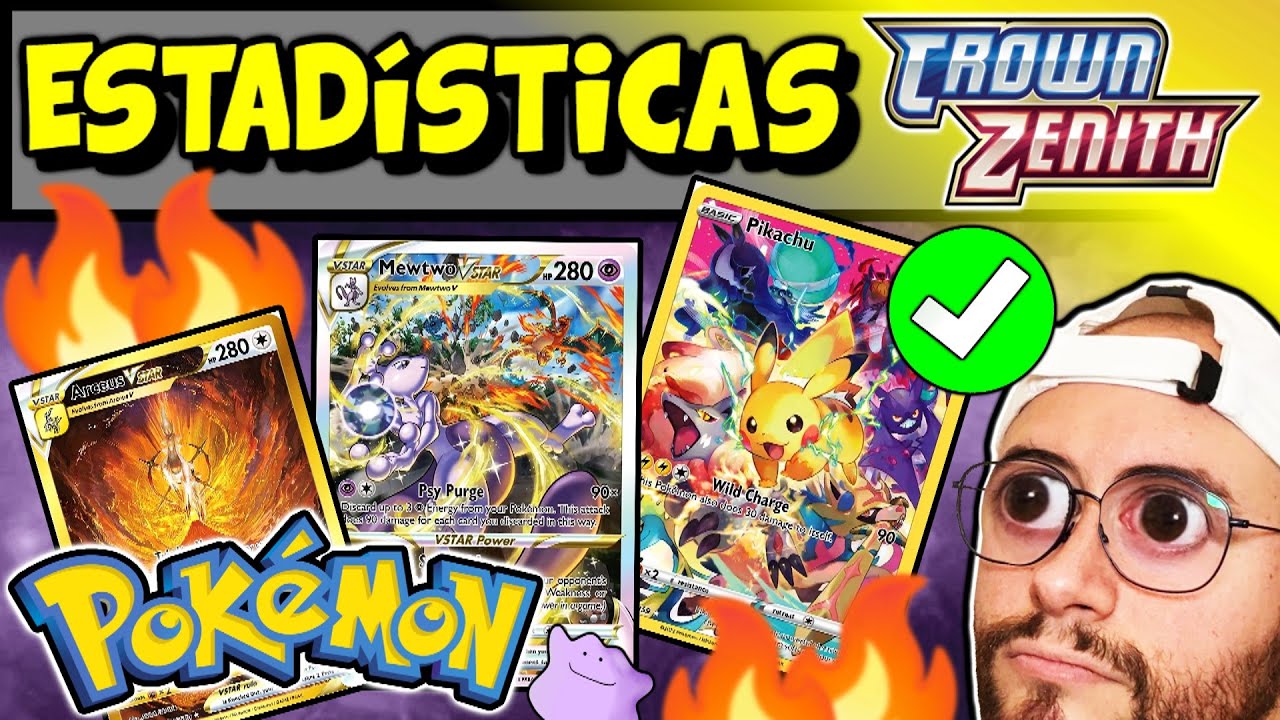 😲CENIT SUPREMO/ CROWN ZENITH👉 ESTADÍSTICAS SERIAS Amosok | Cartas Pokemon 2023