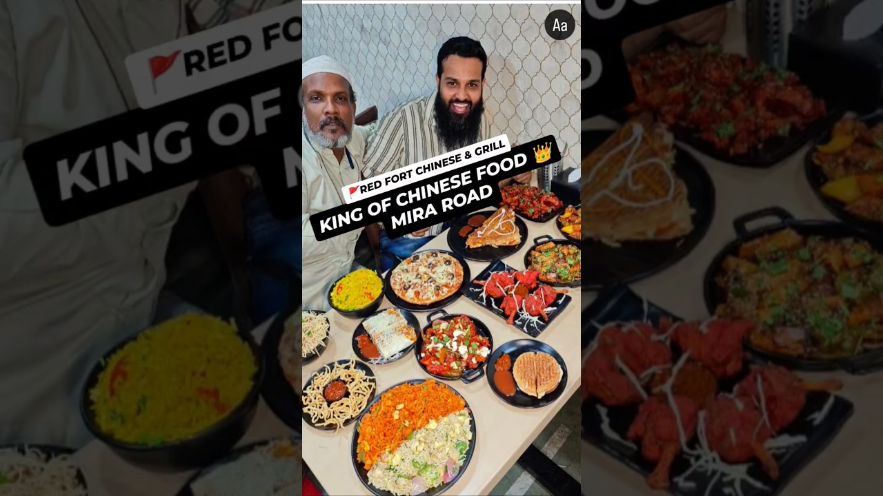KING OF CHINSE FOOD 👑 MIRA ROAD 😋 RED FORT & CHINESE GRILL 🚩