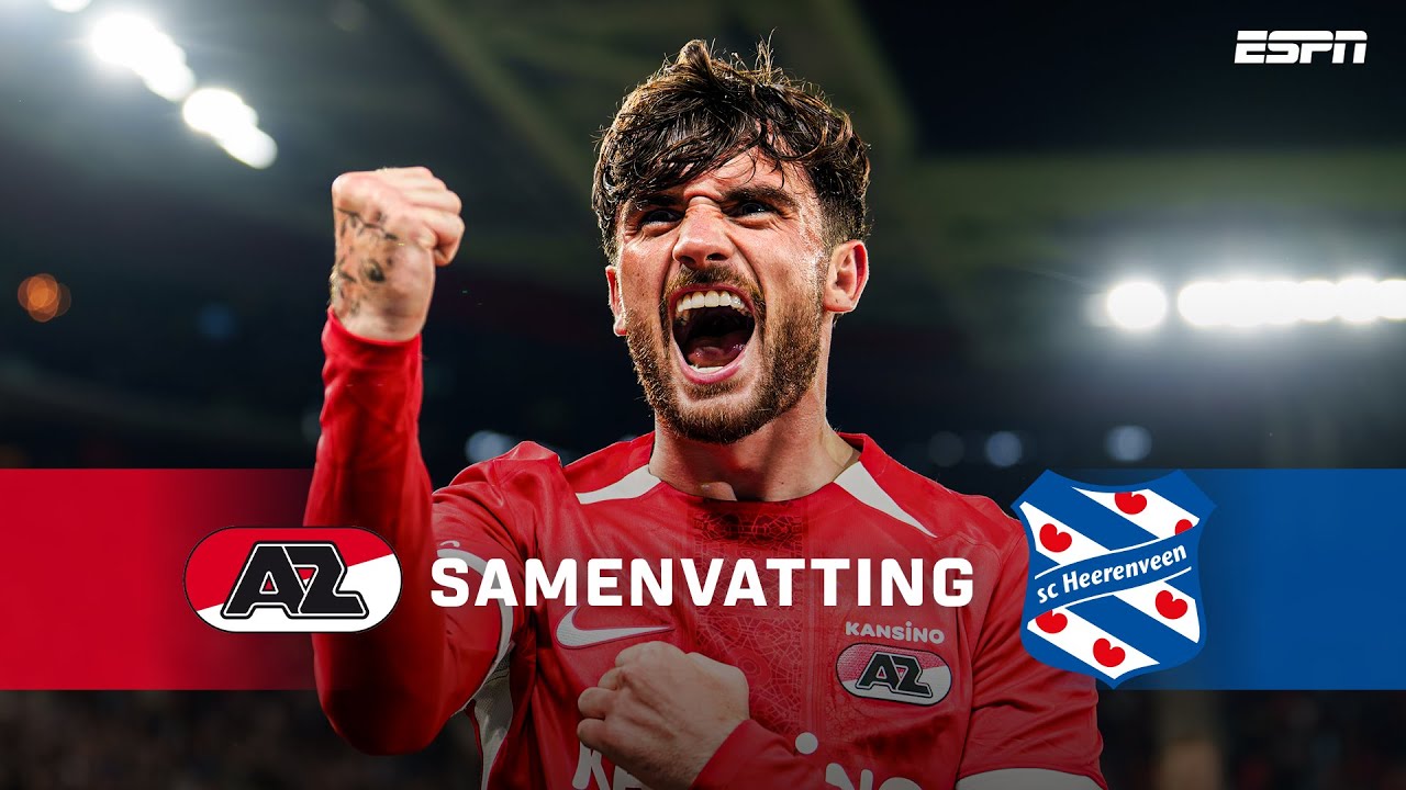 🇮🇪 TROY PARROTT maakt er 4️⃣ in duel met TIEN DOELPUNTEN 🍿 | Samenvatting AZ - sc Heerenveen