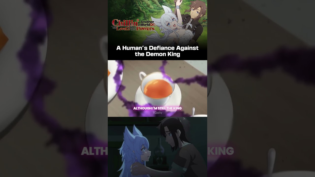 A Human's Defiance Against the Demon King #shorts #anime