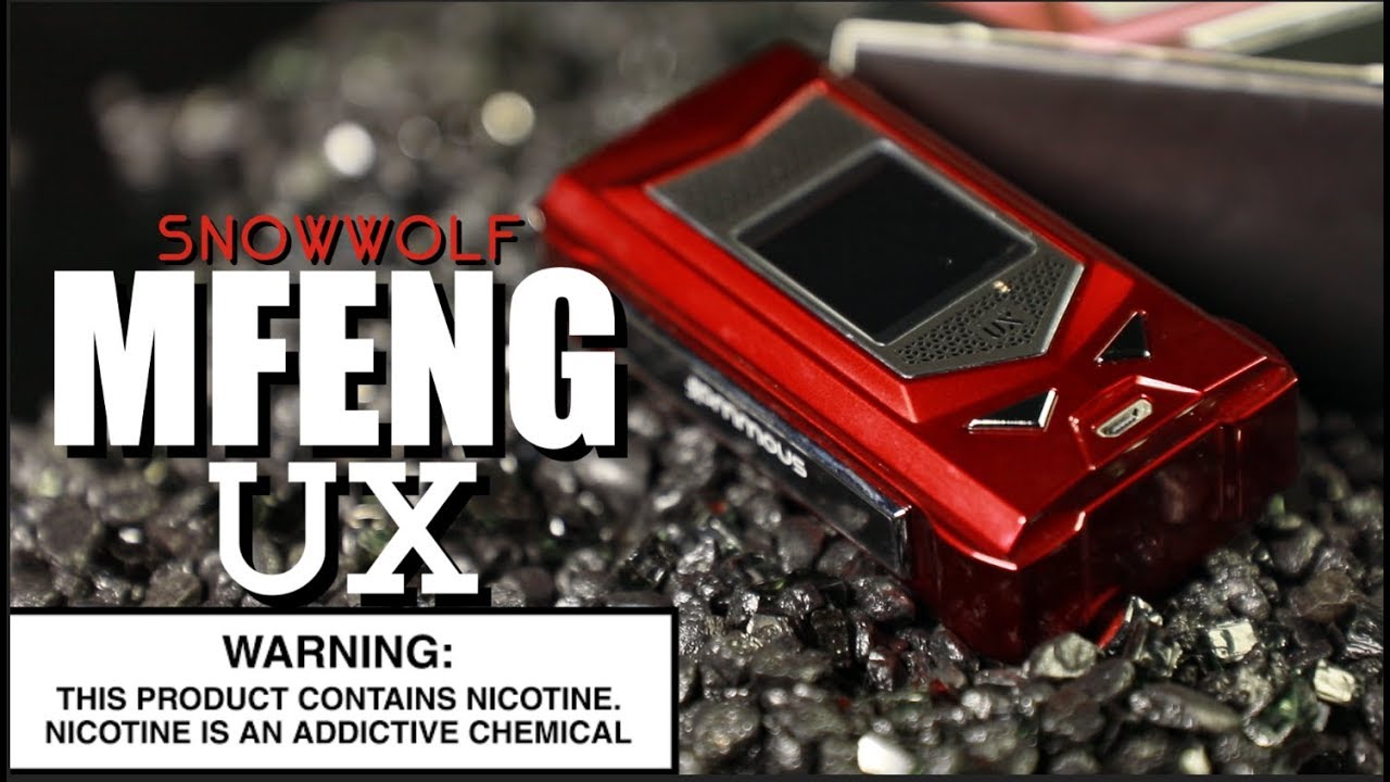MFENG UX Box Mod By SNOWWOLF ~Vape Mod Review~