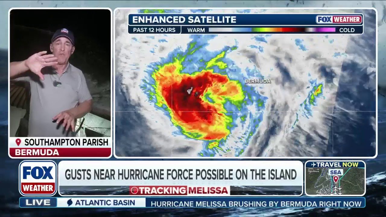 HURRICANE HQ: FOX Weather Storm Specialist Mike Seidel Tracks Hurricane Melissa From Bermuda