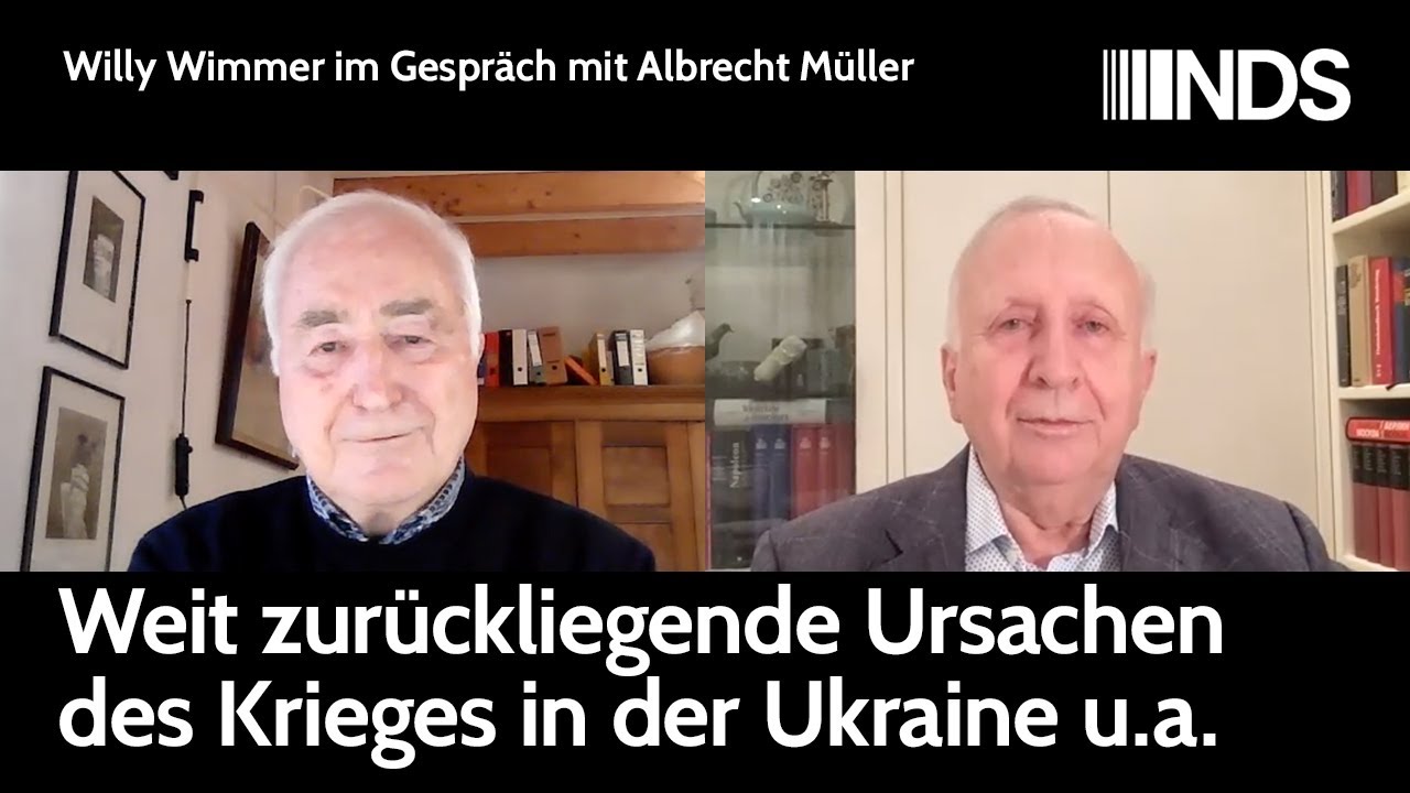 Willy Wimmer im Gespr&auml;ch mit Albrecht M&uuml;ller &ndash; Weit zur&uuml;ckliegende Ursachen des Ukraine-Krieges u.a.