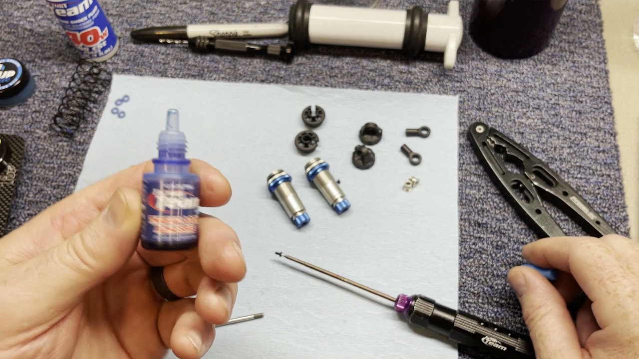 Building up some Team Associated B74.1 shocks!!!