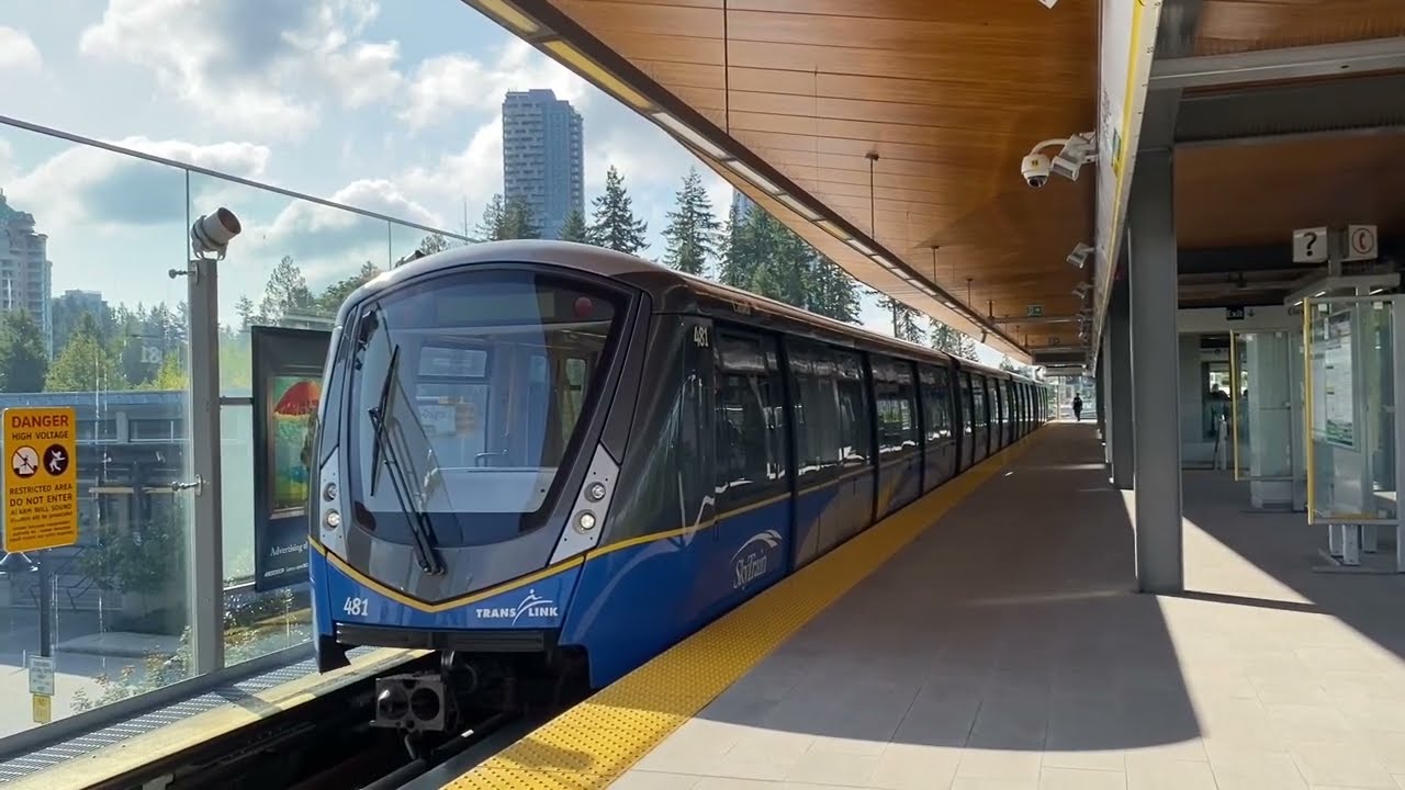 Lougheed Town Center to Lafarge Lake Douglas (481-484 2019 Bombardier Innovia Metro Mark 3)