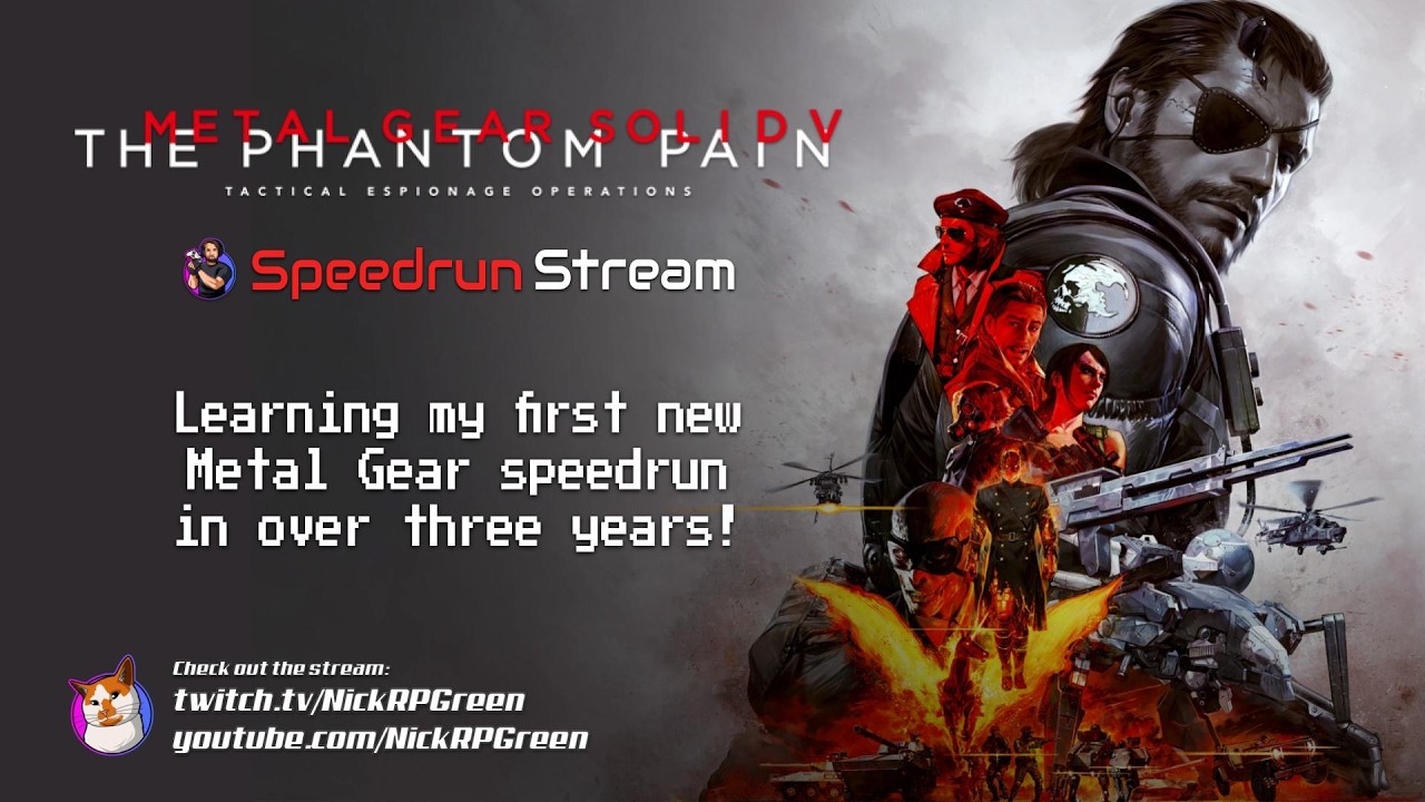 Phantom Pain - my first new Metal Gear speedrun in over three years!