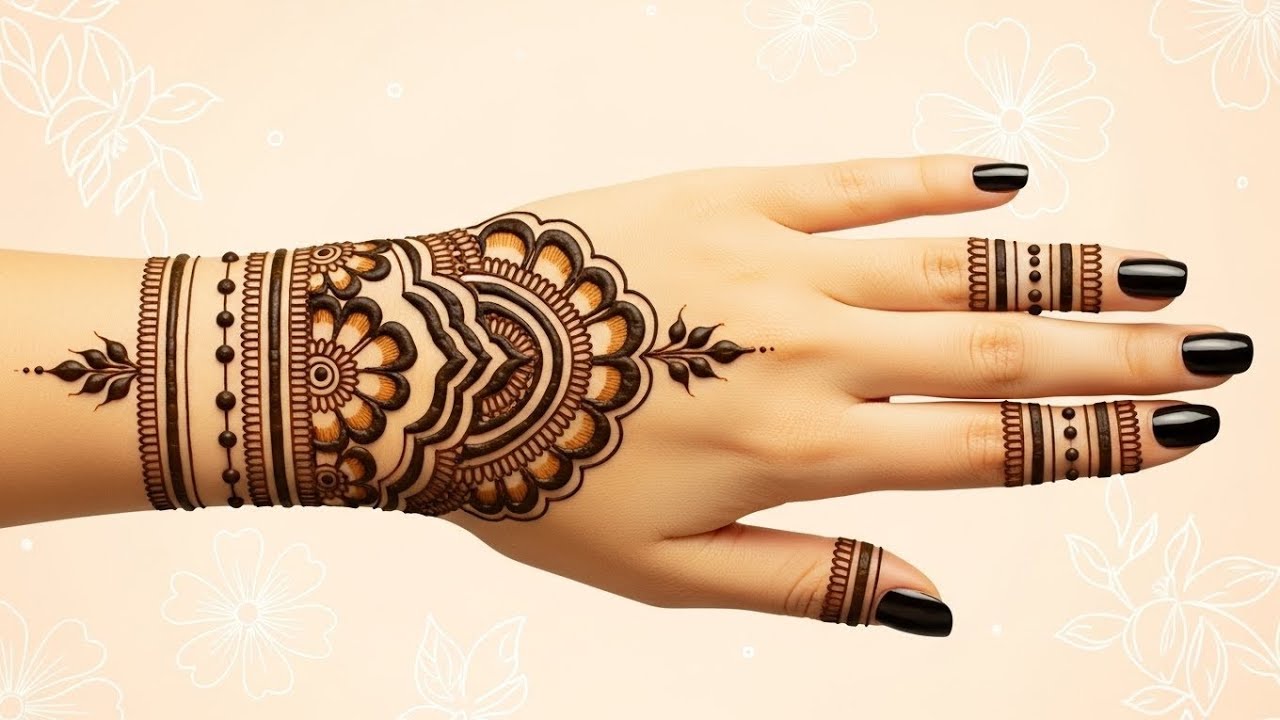 Easy Stylish Mehndi Design 😍 | New Trending Henna Art 2026 