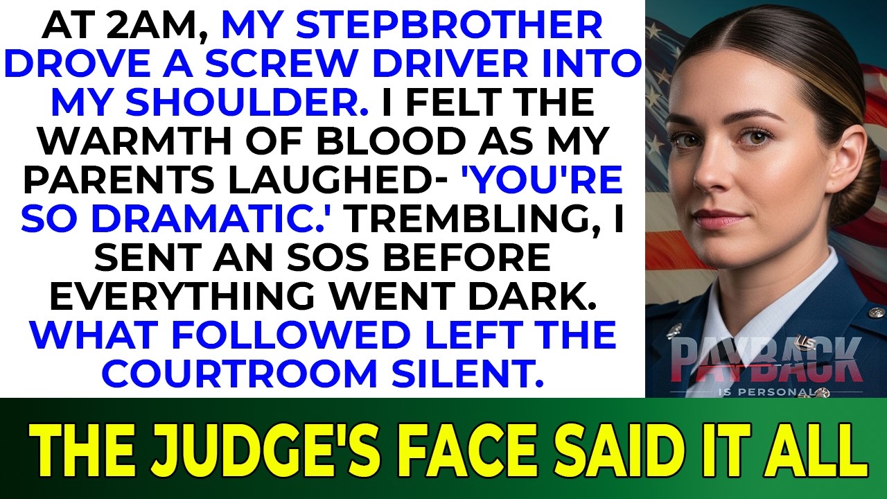 At 2AM My Stepbrother Stabbed Me — Parents Laughed, But The Judge’s Verdict Silenced Everyone...
