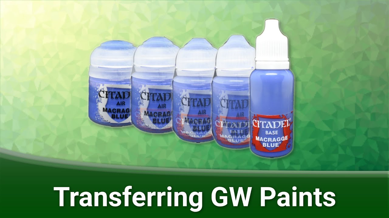 Transferring Games Workshop/Citadel Paint From Pots to Bottles | Tutorial