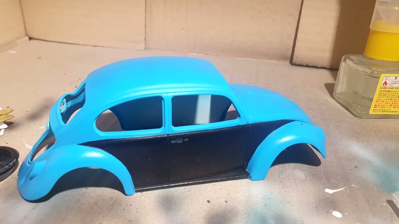 VW Beetle 1968 1/24 part 3 FINAL: EL BVOCHIDO deL que comunica